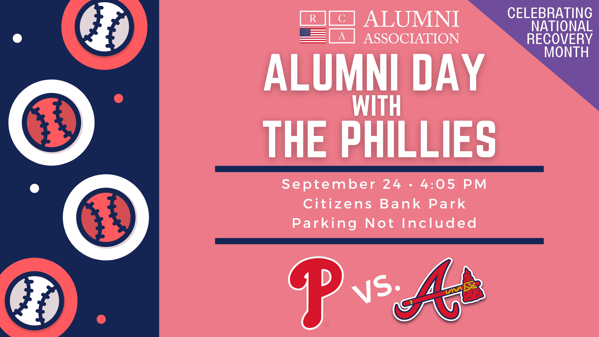 Devon Alumni Day with the Phillies Recovery Centers of America