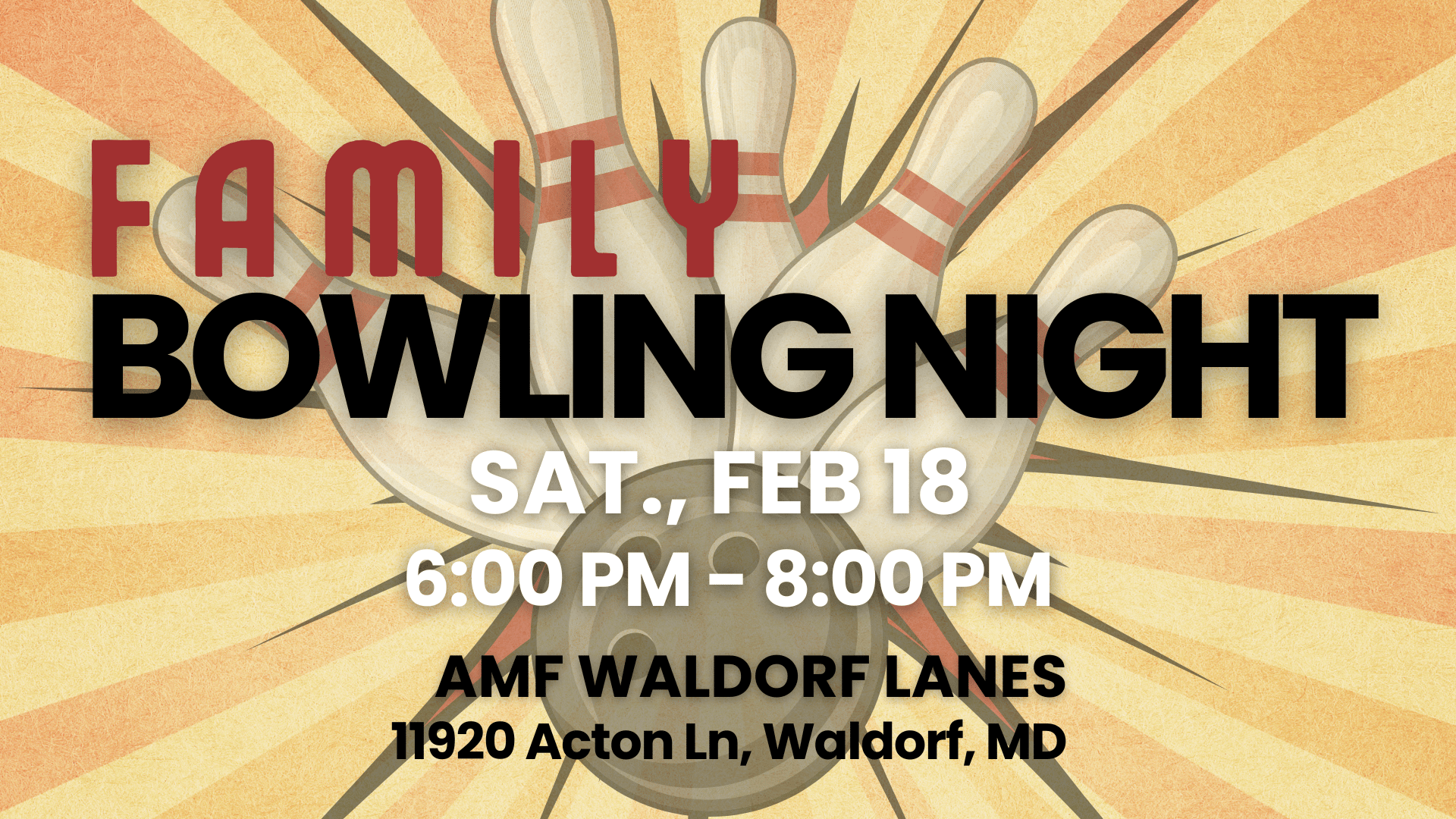<strong>Capital Region Family Bowling Night</strong>