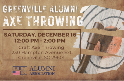 Greenville Alumni Axe Throwing