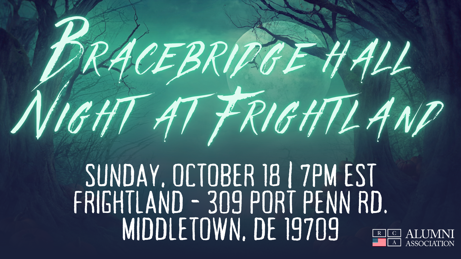 Bracebridge Hall Alumni Night at Frightland