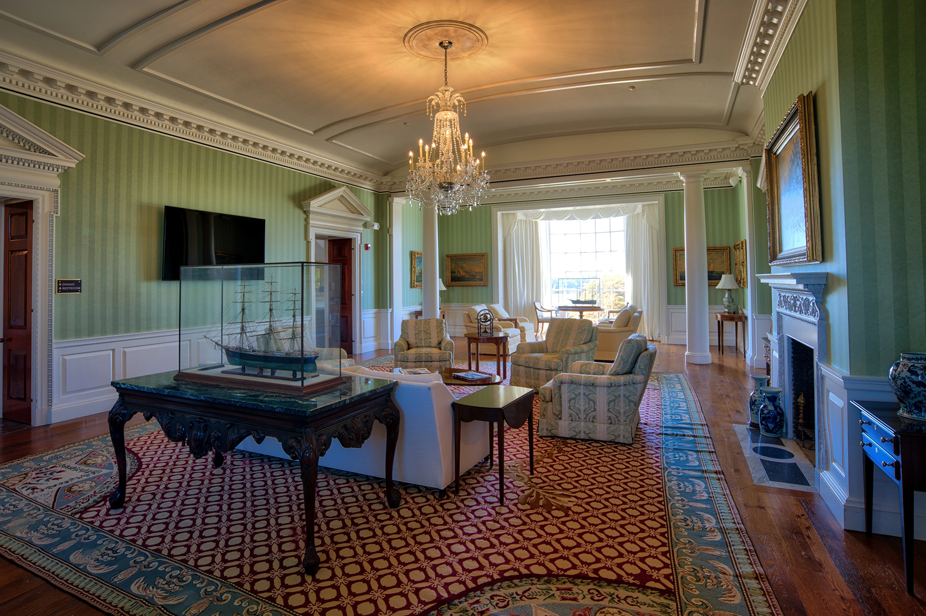 Elegant room with vintage decor